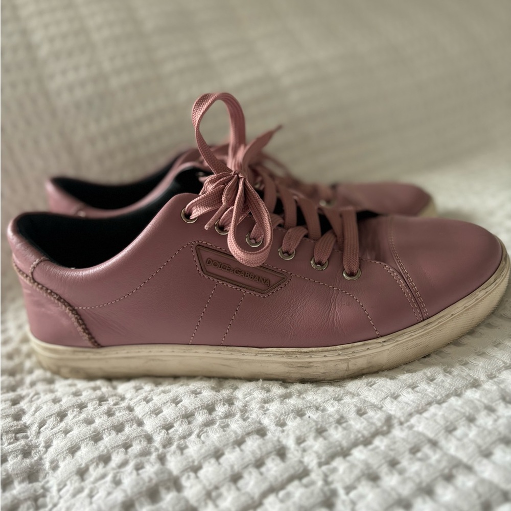 Dolce & Gabbana Pink Sneakers